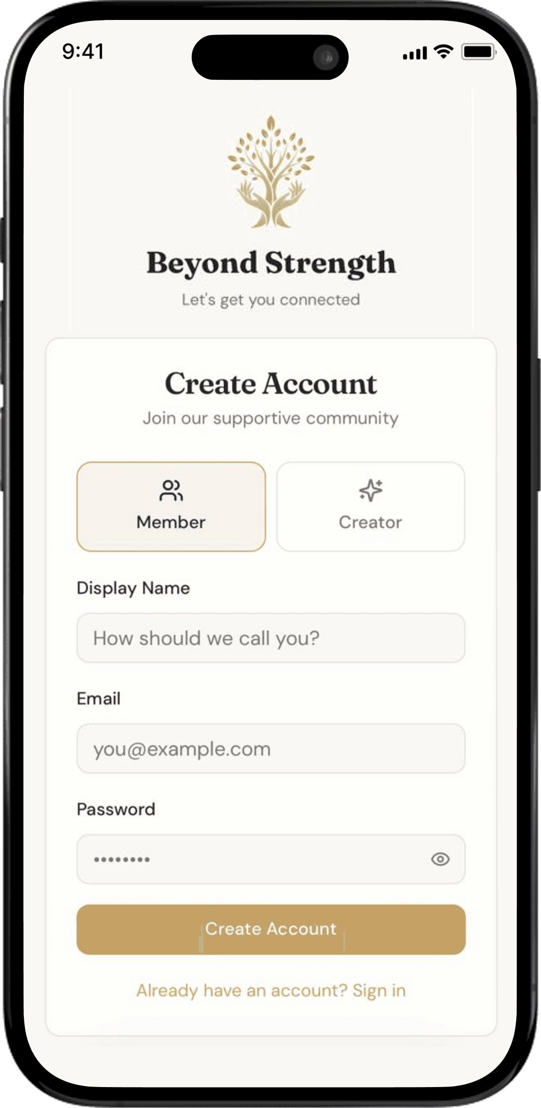 Create Your Profile