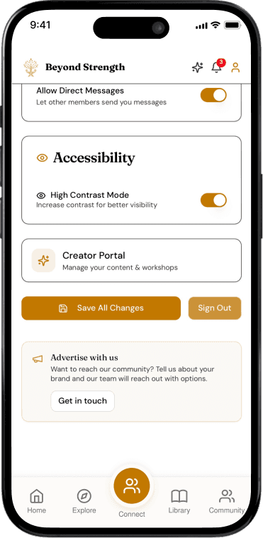 Customize Your Accessibility